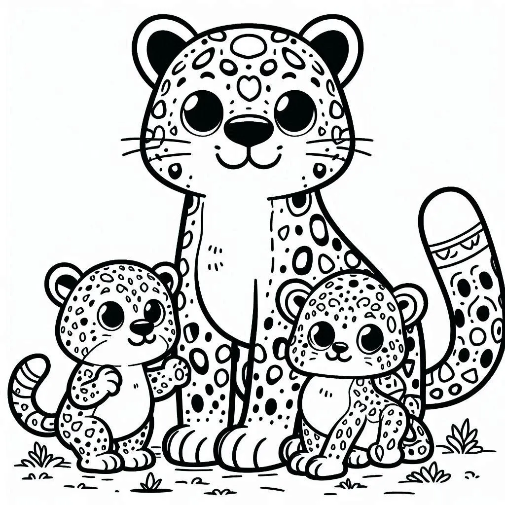 Dibujos para colorear e imprimir Jaguar