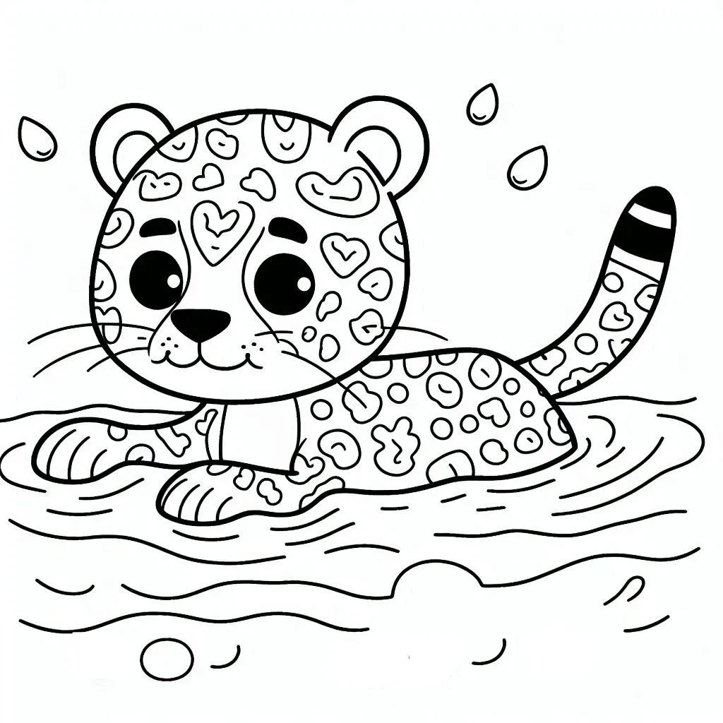 Dibujos para colorear e imprimir Jaguar