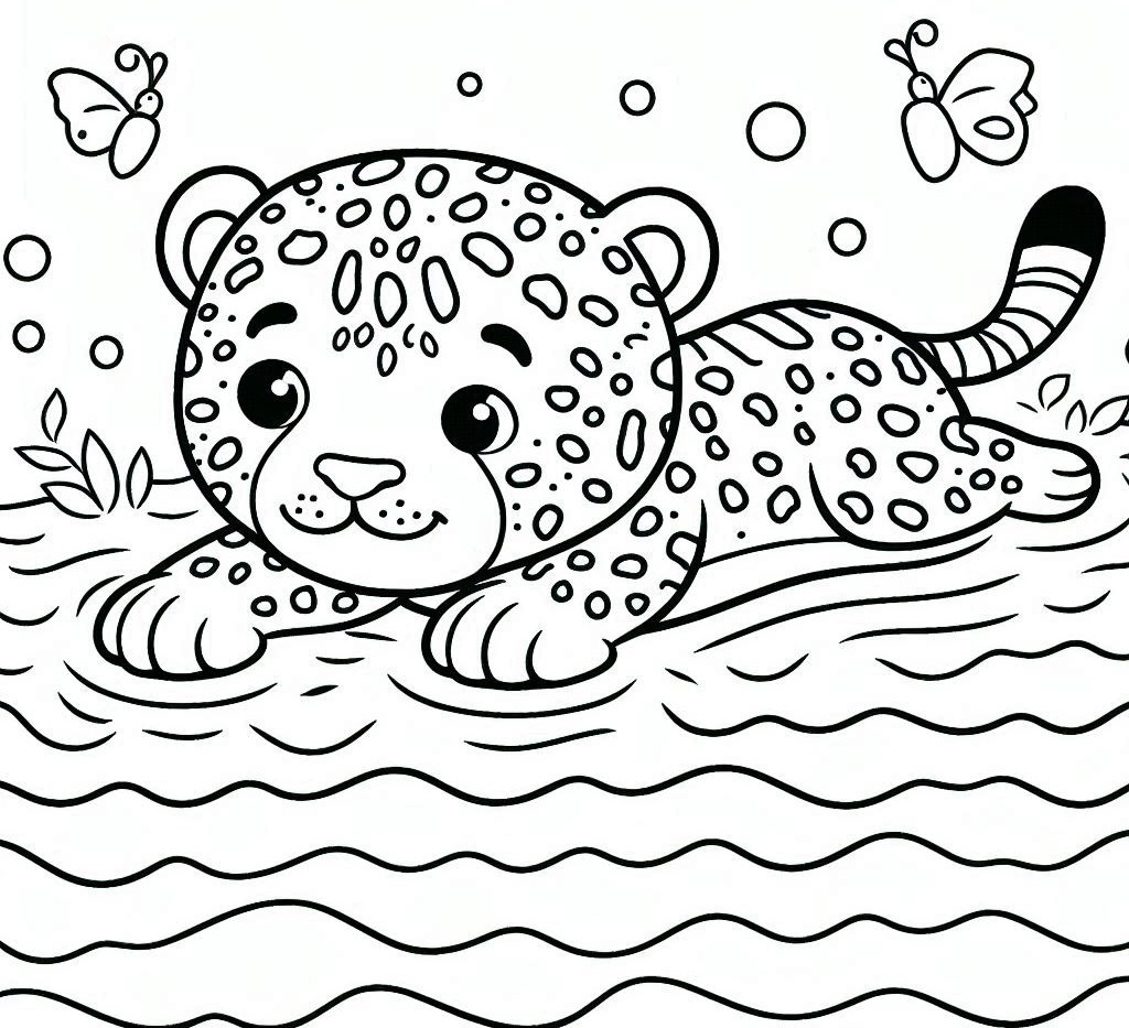 Dibujos para colorear e imprimir Jaguar
