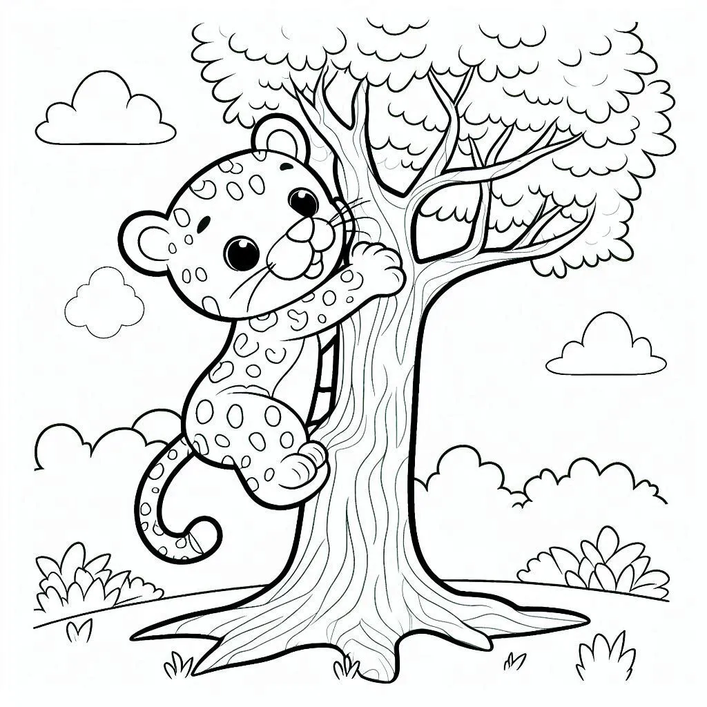 Dibujos para colorear e imprimir Jaguar
