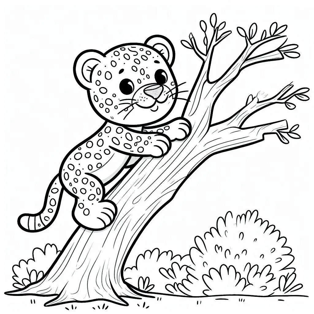 Dibujos para colorear e imprimir Jaguar