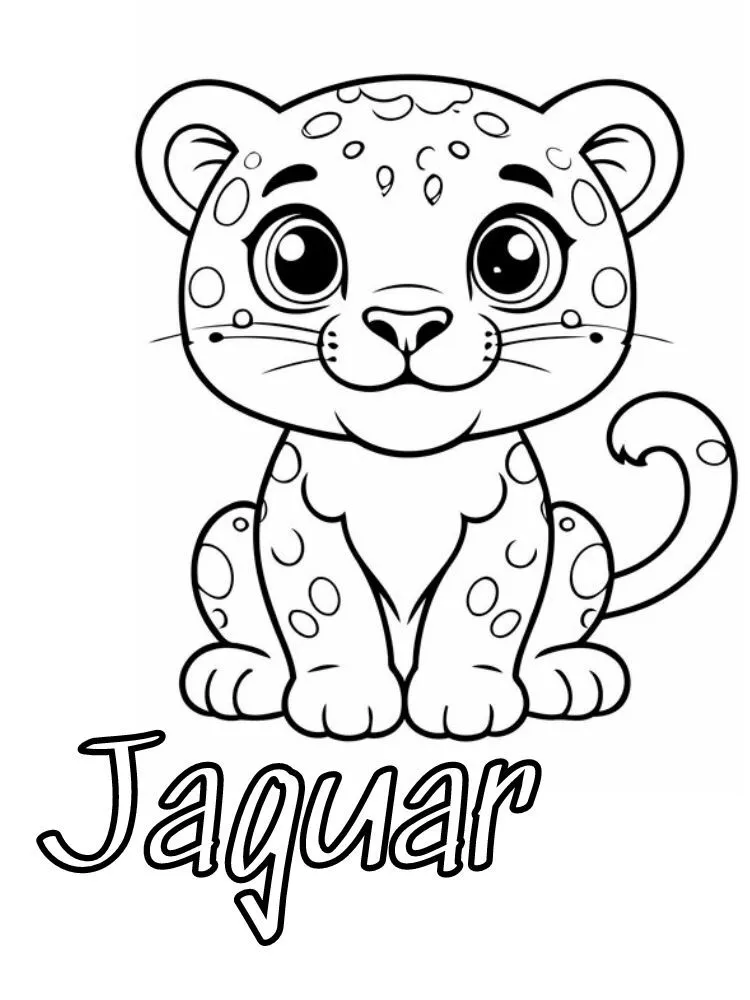 Dibujos para colorear e imprimir Jaguar