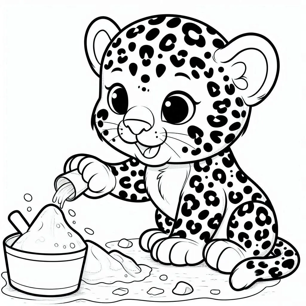 Dibujos para colorear e imprimir Jaguar