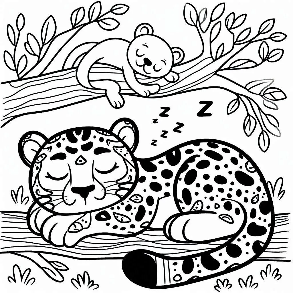 Dibujos para colorear e imprimir Jaguar