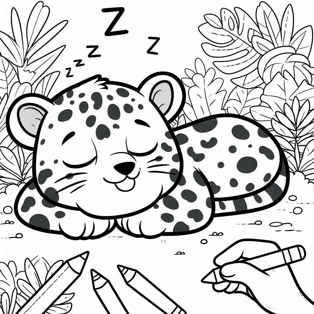 Dibujos para colorear e imprimir Jaguar