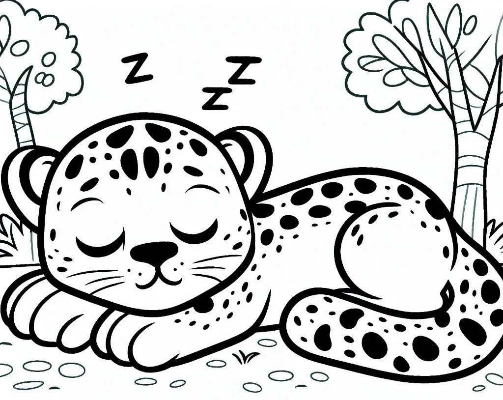 Dibujos para colorear e imprimir Jaguar