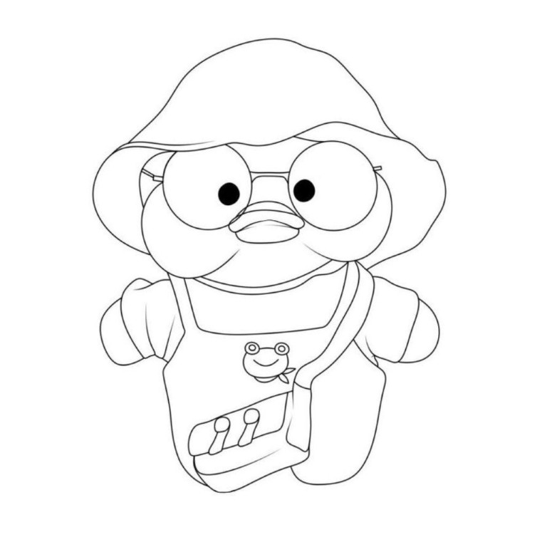Fun Paper Duck Coloring Pages For Kids To Enjoy